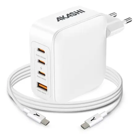 Pack chargeur secteur GaN 100 W avec câble USB-C 100 W